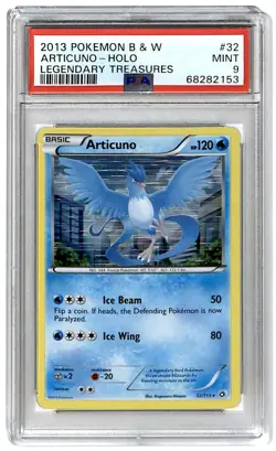 2013 Pokemon Black & White Legendary Treasures Holo Articuno #32 PSA 9 ES6 - Image 1