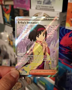 Pokemon Erika's Invitation 196/165 Sv: Scarlet & Violet 151 Holo - Image 1
