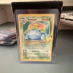 Pokemon Venusaur Holo Rare Base Set Promo 15/102 100 HP English Card - Image 1