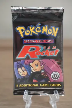Pokemon 1st Edition Team Rocket Booster Pack Factory Sealed 1999-2000 WOTC - Image 1