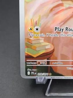 Pokemon TCG Yamper 099/094 Phantasmal Flames (PFL) Full Art Holo IR Near Mint - Image 3