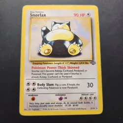1999 Snorlax 27/64 - Jungle Non-Holo Regular Rare - Pokemon TCG - LP - Image 1