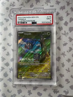 2023 POKEMON MEW EN-151 ILLUSTRATION RARE #178 TANGELA PSA 9 - Image 4