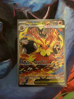 Pokemon TCG Mega Emboar EX 273/217 Ascended Heroes SIR NM English - Image 1