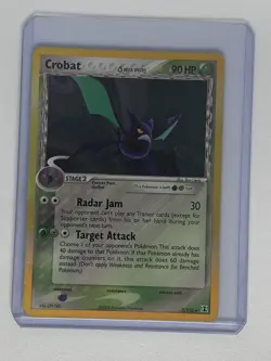 Pokemon TCG Crobat (Delta) EX Delta Species 2/113 Reverse Holo Holo Rare - Image 1