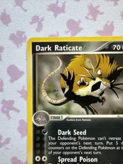 Pokemon TCG Team Rocket Returns Dark Raticate 17/109 Regular Rare - Image 2