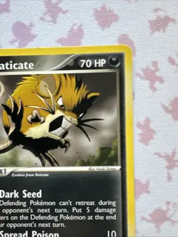 Pokemon TCG Team Rocket Returns Dark Raticate 17/109 Regular Rare - Image 3