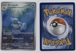 Wartortle Illustration Rare Pokemon Scarlet & Violet 151 MEW #171 - Image 3