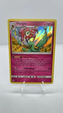 Florges 152/236 Pokemon: Sun & Moon Cosmic Eclipse Holo NM - Image 1