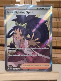 Iris's Fighting Spirit 180/159 Sv09: Journey Together Holo Pokemon NM/M - Image 1
