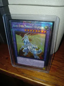 Yugioh! Blue-Eyes Tyrant Dragon MP25-EN042 Starlight Rare 1st Edition - Image 1