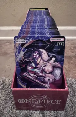 ONE PIECE TCG: OP-14 THE AZURE SEA'S SEVEN SLEEVED BOOSTER PACK SEALED LOT OF 50 - Image 1