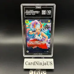 TAG 10 GEM MINT Yamato Flagship Battle OP04-112 PROMO SR One Piece [PAR] 166 - Image 1
