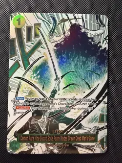 One Piece CCG Demon Aura Nine-Sword Style Asura Blades Alt Art OP12-037 - Image 1