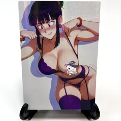 Dragon Ball Z Chi-Chi Sexy Anime Waifu Girl Doujin Lewd Goddess Story Art Card - Image 2