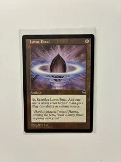 Lotus Petal TMP Tempest Magic The Gathering Card - Image 1