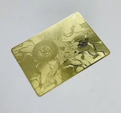 Vegeta - Dragon Ball Z Power Ball Blast Metal Gold Metallic Trading Card Tc3 - Image 4