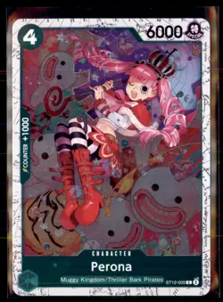 One Piece The Best- Vol. 2 ST12-005 Perona Pirate Foil 4 card lot - Image 1