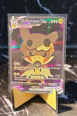 Mimikyu Pikachu VCOS 029/055 Full Art Holo Pokemon Card - Image 1