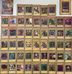 🐉 Vintage!! Konami Yu-Gi-Oh! 94 Card Lot w/ Rulebook & Deck Zone 1996 - Image 1
