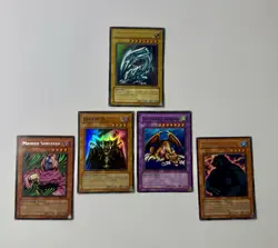 🐉 Vintage!! Konami Yu-Gi-Oh! 94 Card Lot w/ Rulebook & Deck Zone 1996 - Image 2
