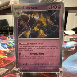 Pokemon TCG Alakazam Card Lot 3 Cards Regular English MEG MEP TWM Sets - Image 4