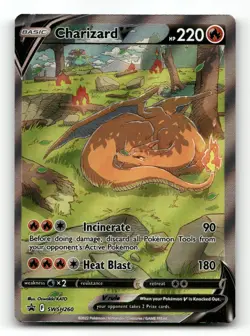 Charizard V SWSH260 - SWSH Black Star - Pokemon Card NM/M - Image 1