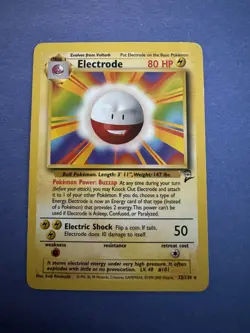 Pokemon TCG Electrode 25/130 Non-Holo Rare Base Set 2 NM/MT Pokemon Card WOTC - Image 1