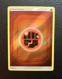 Fighting Energy Holo - Hidden Fates - Pokemon Card - Near Mint - Image 1