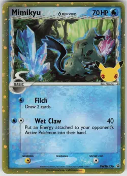 Mimikyu (Delta Species) Promo SWSH: Sword & Shield Promo Cards SWSH136 NM - Image 1
