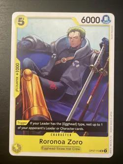 Roronoa Zoro OP07-113 UC 500 Years in the Future One Piece Card TCG English - Image 1