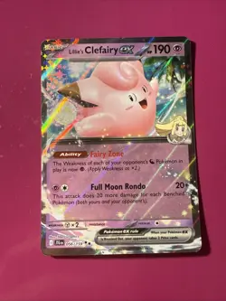 Lillie's Clefairy EX 056/159 Full Art NM/M Journey Together Pokemon Card - Image 1