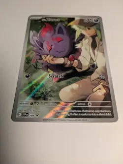 N's Zorua 189 Promo Pokemon TCG SV: Scarlet & Violet Promo Card - Image 4