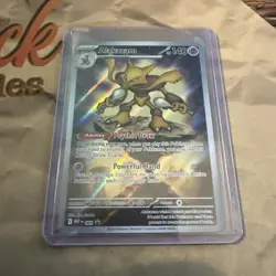 Pokemon Alakazam TCG Black Star Promo Card 009 Mega Evolution - Image 1