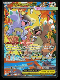 Mega Kangaskhan ex 182/132 Holo SIR Mega Evolution Pokemon Card - Image 1