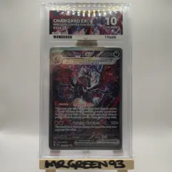 Pokemon TCG Charizard EX Paldean Fates Sir Ace 10 Gem Mint Card 234/091 🔥 - Image 1