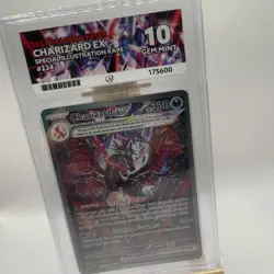 Pokemon TCG Charizard EX Paldean Fates Sir Ace 10 Gem Mint Card 234/091 🔥 - Image 2