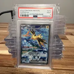 Pokemon 2023 Zapdos ex #202 Special Illustration Rare PSA 9 Graded Card - Image 2
