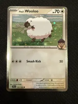 Hop's Wooloo - (Cosmos Holo) Common Miscellaneous Cards & Products 135/159 NM - Image 1