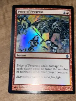 Price of Progress FOI NM Fire Deck MTG TCG CARD - Image 1