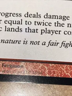 Price of Progress FOI NM Fire Deck MTG TCG CARD - Image 3