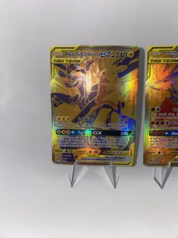 Pikachu & Zekrom GX SM248, Reshiram & Charizard GX SM247, Pokemon TCG Cards - Image 2