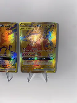 Pikachu & Zekrom GX SM248, Reshiram & Charizard GX SM247, Pokemon TCG Cards - Image 3
