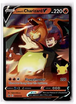 Lance's Charizard V - SWSH133 SWSH: Sword & Shield Promo Cards Holo NM - Image 1