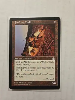 Shifting Wall - Stronghold - LP - Uncommon - Artifact Creature - Image 1