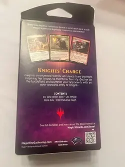 Magic The Gathering Throne Of Eldraine Brawl Deck Knights' Charge Sealed NEW!!! 630509829798 - Image 2