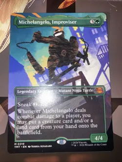 Michelangelo, Improviser (Borderless) Teenage Mutant Ninja Turtles Regular - Image 1