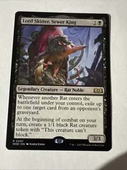 Magic: The Gathering Wilds of Eldraine Lord Skitter, Sewer King #97 NM Condition - Image 1