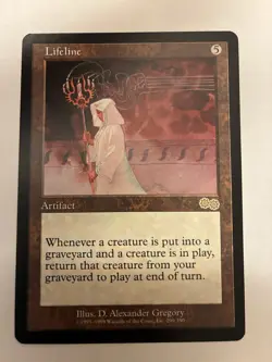 MTG Magic the Gathering Urza's Saga Regular Rare English LIFELINE NM - Image 1