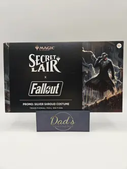 Secret Lair x Fallout: Silver Shroud Costume Foil Edition In Hand FREE SHIPPING - Image 1
